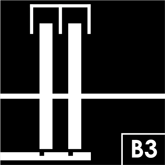 B3落地式拉門-崁入